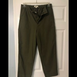 Madewell Camp Pant-Kale Green